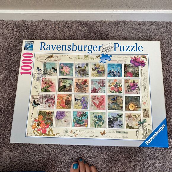 RAVENSBURGER Vintage Postage 1000 Pieces Jigsaw Puzzle - Picture 1 of 1
